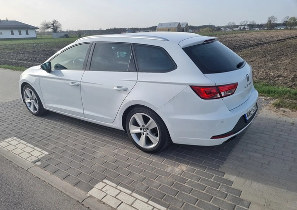 Seat Leon cena 55000 przebieg: 131900, rok produkcji 2015 z Warszawa małe 277